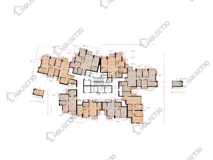 瓏門 平面圖 瓏門 1期 1座 30-33,35-43,45,46樓 樓層平面圖 - House730