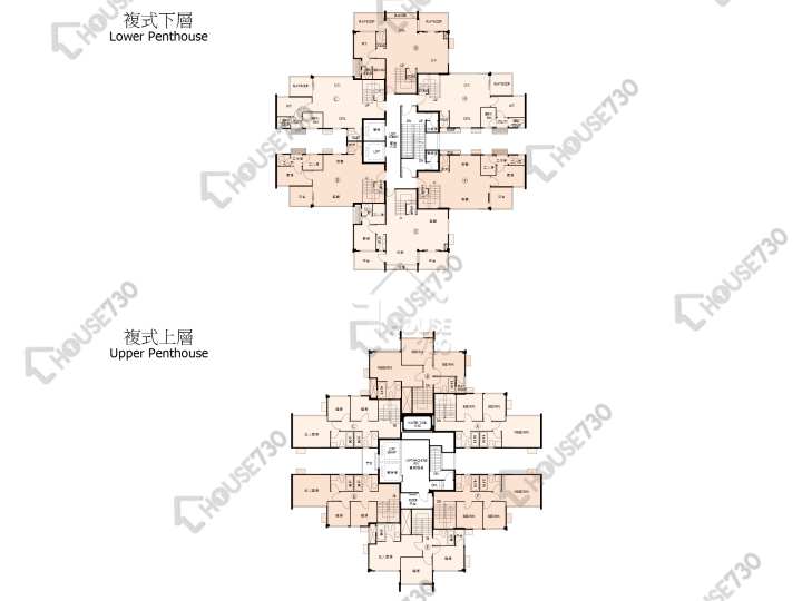 又一居 平面圖 又一居 2座 7樓 樓層平面圖 - House730