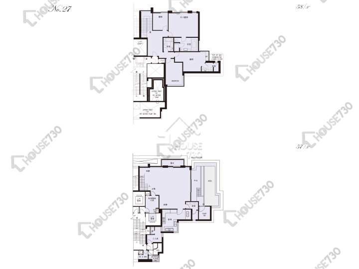 半山壹號 平面圖 半山壹號 1期 半山徑27號 57樓 樓層平面圖 - House730