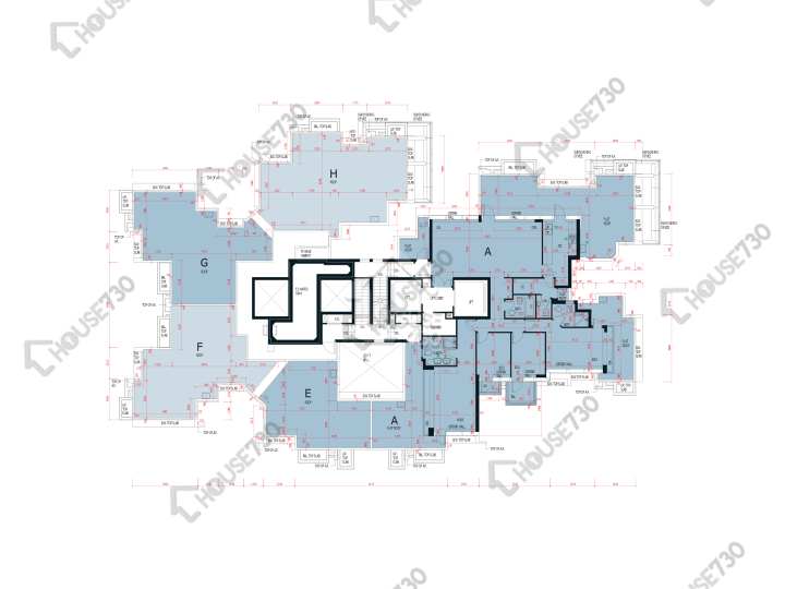 嵐山 平面圖 嵐山 1期 8座 29樓 樓層平面圖 - House730