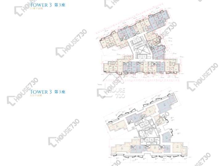海翩滙 平面圖 海翩匯 3座 20樓 樓層平面圖 - House730