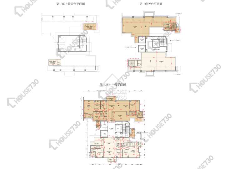 御龍山 平面圖 御龍山 3座 60樓 樓層平面圖 - House730