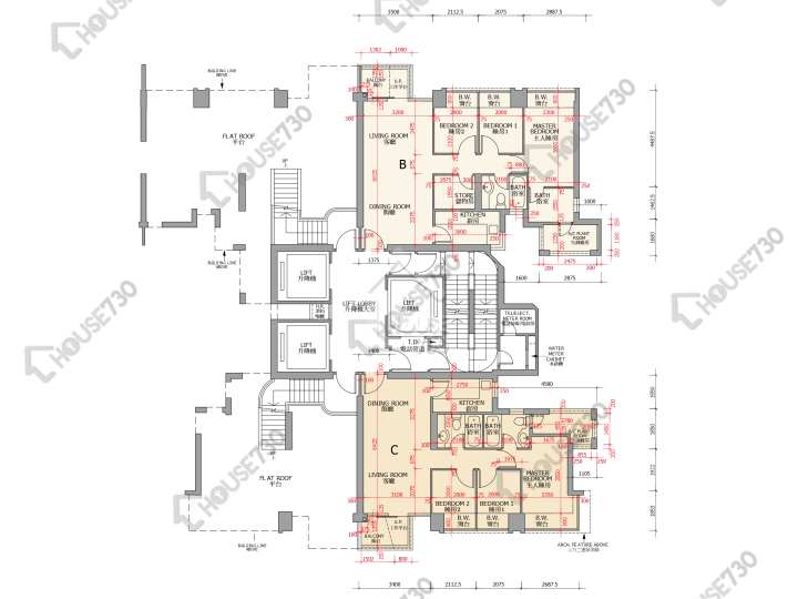 御龍山 平面圖 御龍山 3座 15樓 樓層平面圖 - House730