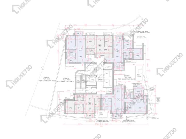 全．城匯 平面圖 全．城匯 5座 5樓 樓層平面圖 - House730