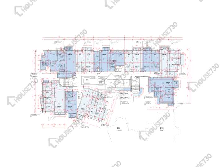 Monterey 平面圖 Monterey 5座 3,5-12,15-17,18樓 樓層平面圖 - House730