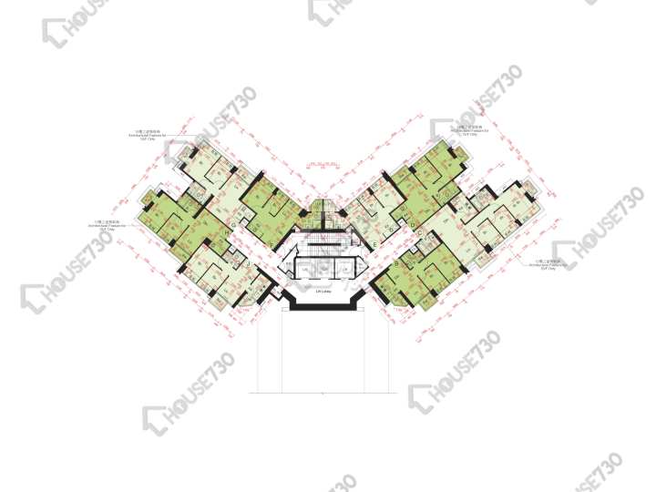 尚悅 平面圖 尚悅 2座 15-16樓 樓層平面圖 - House730