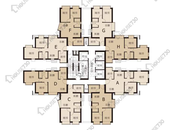 東港城 平面圖 東港城 3座 5-13,15-23,25-33,35-43,45,46樓 樓層平面圖 - House730