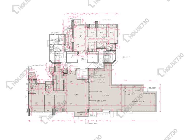 帝峰.皇殿 平面圖 帝峰.皇殿 1座 79樓 樓層平面圖 - House730
