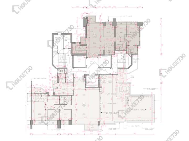 帝峰.皇殿 平面圖 帝峰.皇殿 6座 72樓 樓層平面圖 - House730