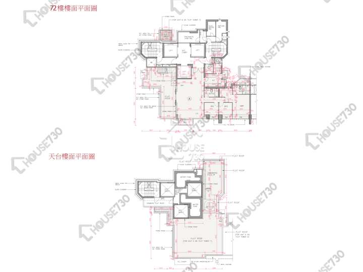 帝峰.皇殿 平面圖 帝峰.皇殿 7座 72樓 樓層平面圖 - House730