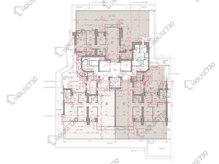 帝峰.皇殿 平面圖 帝峰.皇殿 3座 8樓 樓層平面圖 - House730