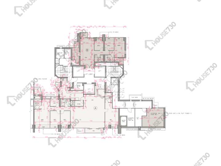 帝峰.皇殿 平面圖 帝峰.皇殿 1座 78樓 樓層平面圖 - House730