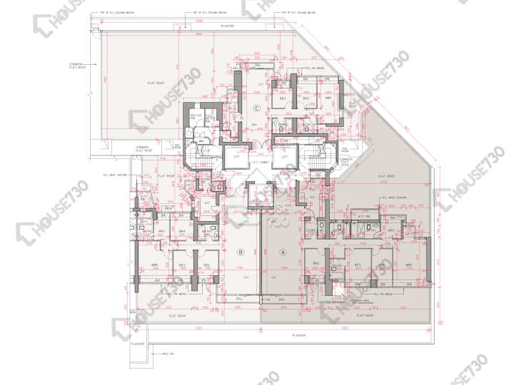 帝峰.皇殿 平面圖 帝峰.皇殿 1座 8樓 樓層平面圖 - House730