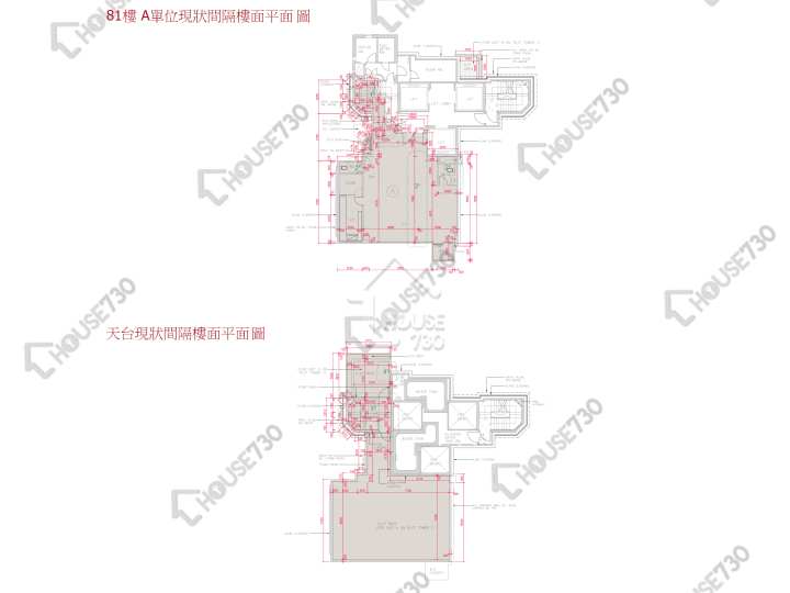 帝峰.皇殿 平面圖 帝峰.皇殿 1座 81樓 樓層平面圖 - House730