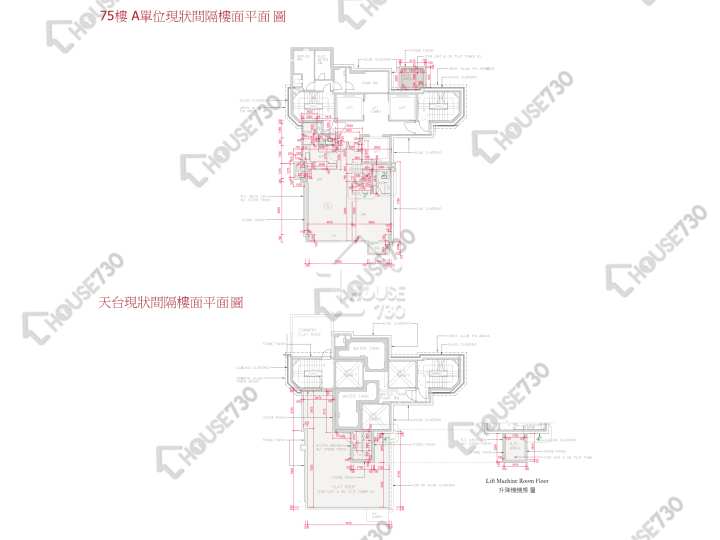 帝峰.皇殿 平面圖 帝峰.皇殿 6座 75樓 樓層平面圖 - House730