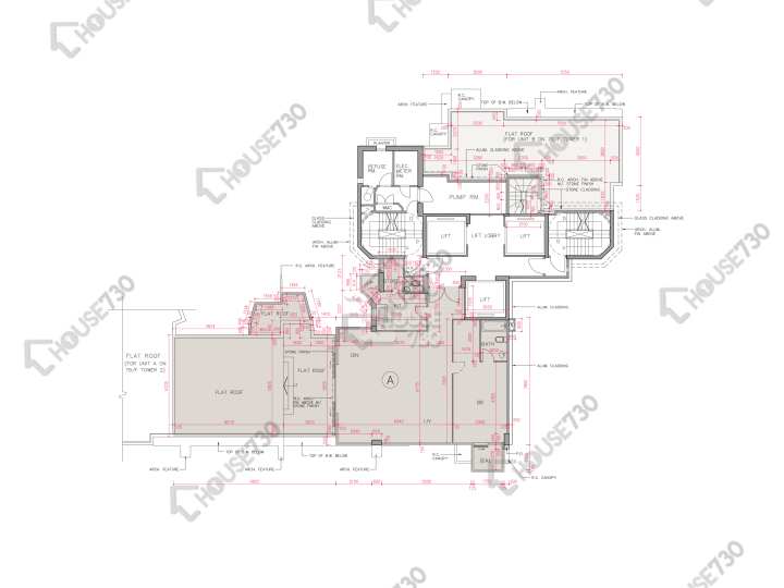 帝峰.皇殿 平面圖 帝峰.皇殿 1座 80樓 樓層平面圖 - House730