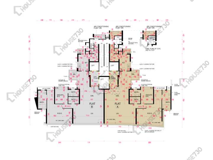 南灣 平面圖 南灣 2座 22-23,25-32,33樓 樓層平面圖 - House730