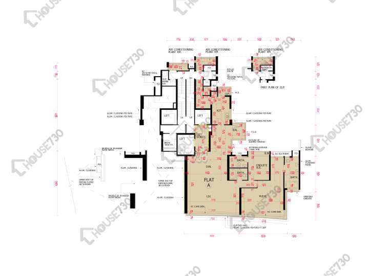 南灣 平面圖 南灣 2座 20-21樓 樓層平面圖 - House730