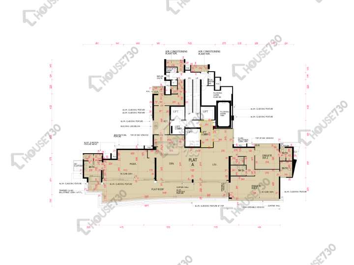 南灣 平面圖 南灣 1座 37樓 樓層平面圖 - House730