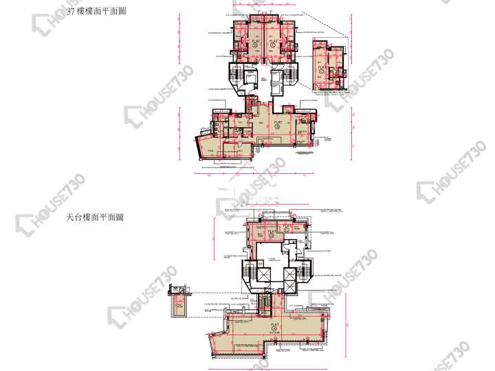 南灣 平面圖 南灣 10座 37樓 樓層平面圖 - House730