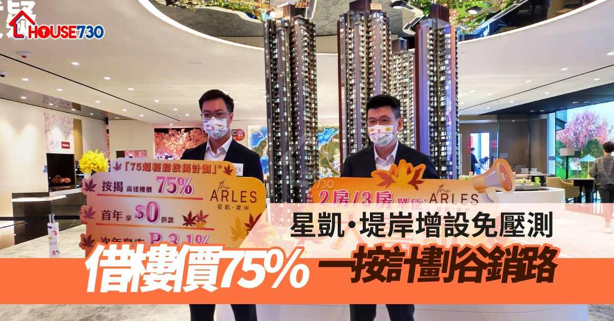 中洲置業旗下的火炭新盤星凱•堤岸，新增75%一按付款計劃。