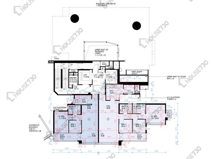 滿名山 平面圖 滿名山 滿庭 3座 1樓 樓層平面圖 - House730