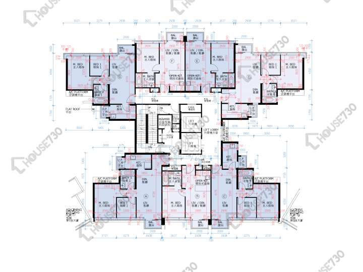 滿名山 平面圖 滿名山 滿庭 8座 2樓 樓層平面圖 - House730