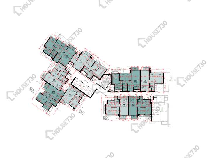 東環 平面圖 東環 1期 5A座 5-12,15-21,22樓 樓層平面圖 - House730