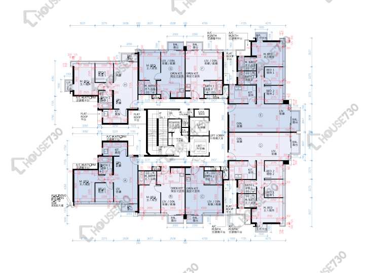 滿名山 平面圖 滿名山 滿庭 9座 2樓 樓層平面圖 - House730