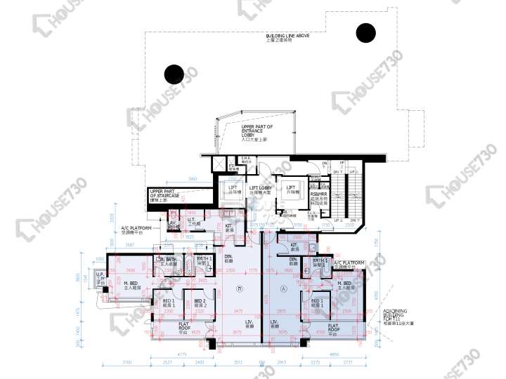滿名山 平面圖 滿名山 滿庭 10座 1樓 樓層平面圖 - House730