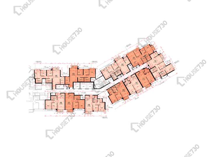 東環 平面圖 東環 2期 1B座 18-21樓 樓層平面圖 - House730