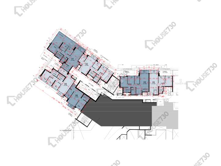 東環 平面圖 東環 1期 6A座 1樓 樓層平面圖 - House730