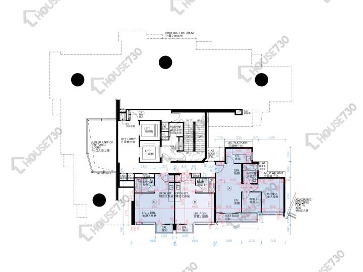 滿名山 平面圖 滿名山 滿庭 5座 1樓 樓層平面圖 - House730