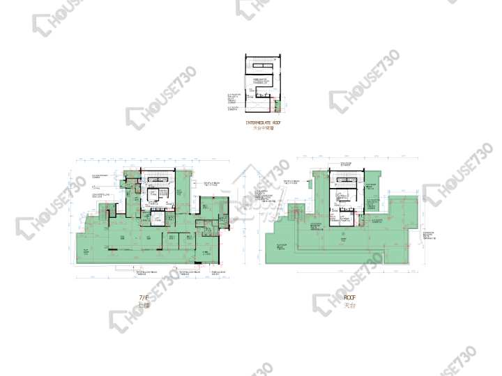 滿名山 平面圖 滿名山 名庭 9座 7樓 樓層平面圖 - House730