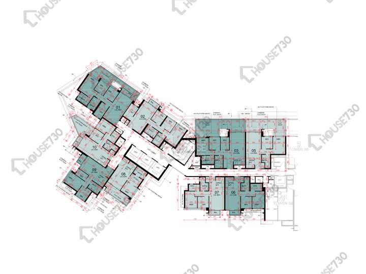 東環 平面圖 東環 1期 5A座 3樓 樓層平面圖 - House730