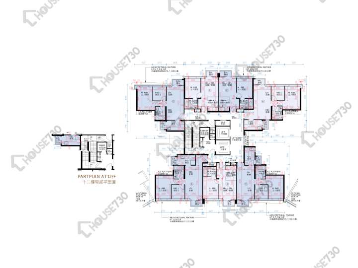 滿名山 平面圖 滿名山 滿庭 8座 3,5-11,12樓 樓層平面圖 - House730