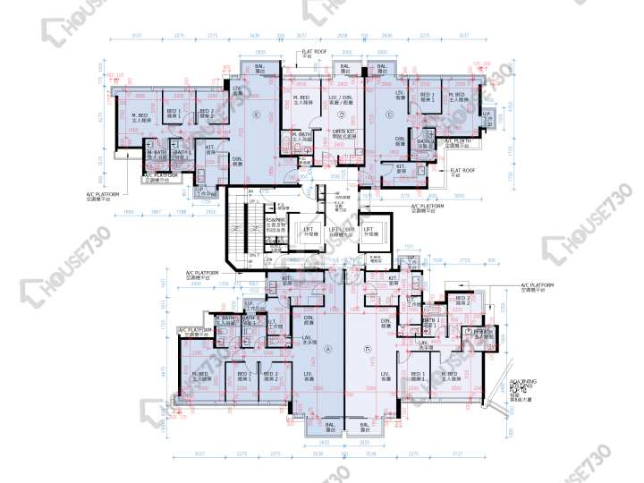 滿名山 平面圖 滿名山 滿庭 7座 2樓 樓層平面圖 - House730
