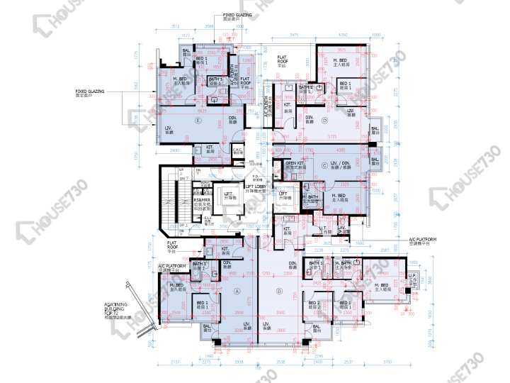 滿名山 平面圖 滿名山 滿庭 3座 2樓 樓層平面圖 - House730