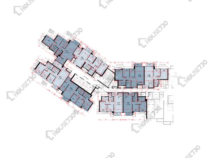 東環 平面圖 東環 1期 6A座 3,5-12,15-16,17樓 樓層平面圖 - House730