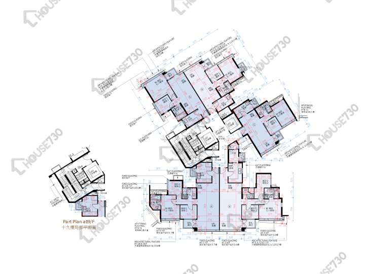 滿名山 平面圖 滿名山 滿庭 2座 3,5-12,15-18,19樓 樓層平面圖 - House730