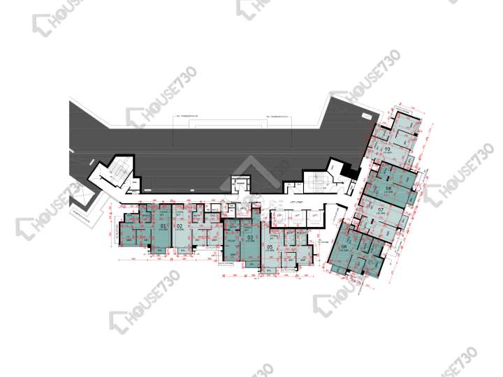 東環 平面圖 東環 1期 5B座 2樓 樓層平面圖 - House730