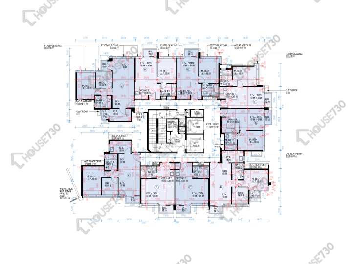 滿名山 平面圖 滿名山 滿庭 6座 2樓 樓層平面圖 - House730