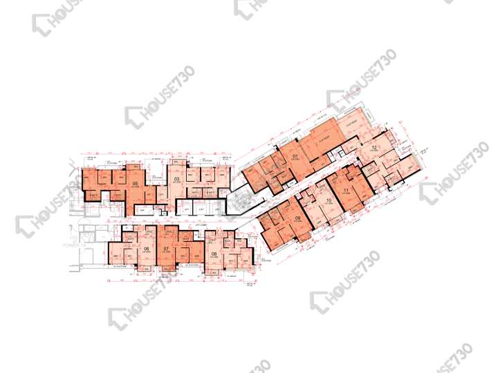 東環 平面圖 東環 2期 1B座 30樓 樓層平面圖 - House730