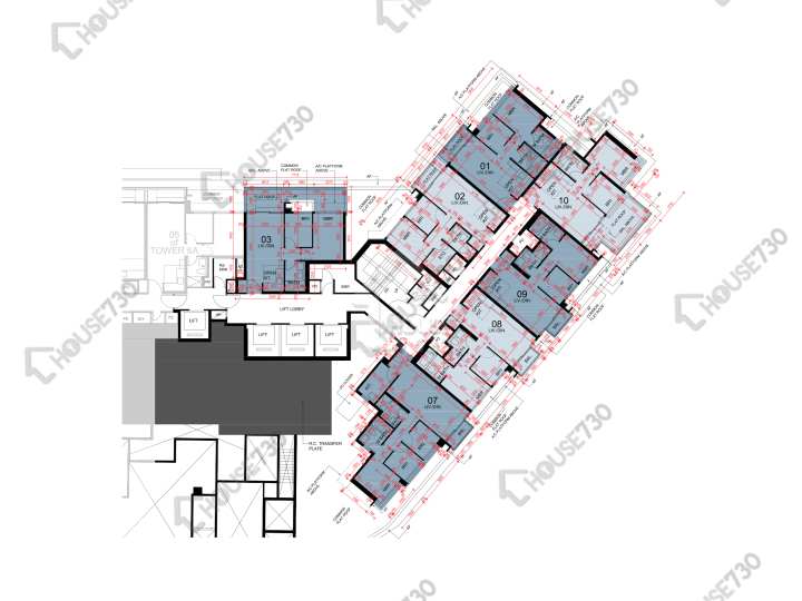 東環 平面圖 東環 1期 6B座 1樓 樓層平面圖 - House730