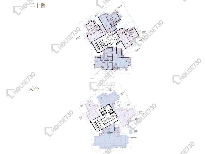 滿名山 平面圖 滿名山 滿庭 1座 20樓 樓層平面圖 - House730