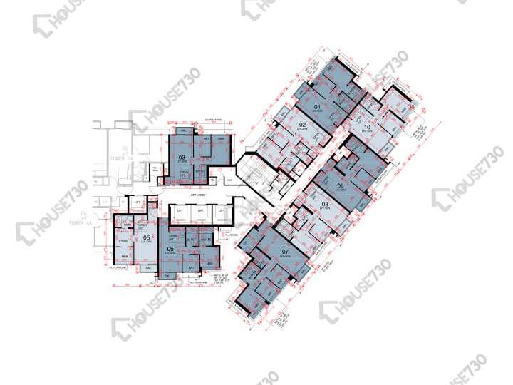 東環 平面圖 東環 1期 6B座 19-23,25-28,29樓 樓層平面圖 - House730