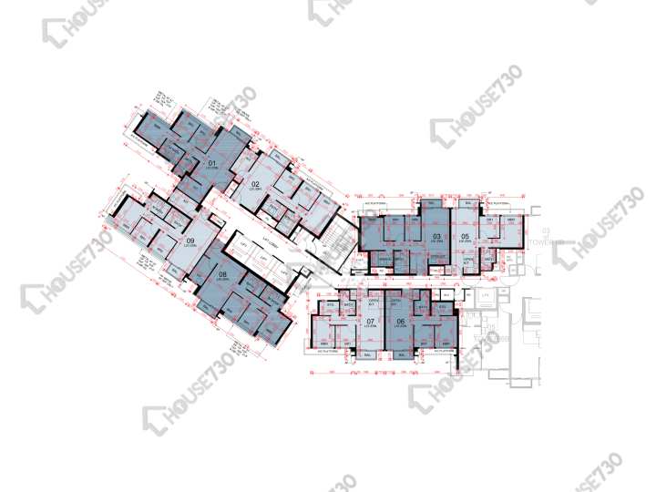 東環 平面圖 東環 1期 6A座 19-23,25-28,29樓 樓層平面圖 - House730