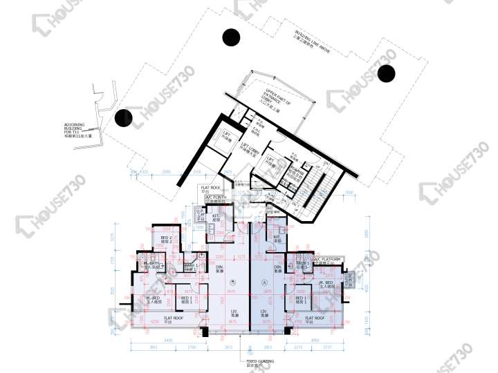 滿名山 平面圖 滿名山 滿庭 12座 1樓 樓層平面圖 - House730