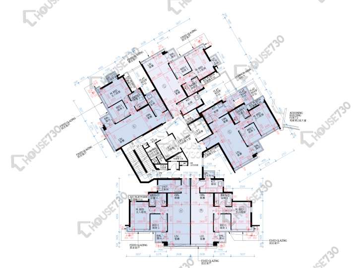 滿名山 平面圖 滿名山 滿庭 1座 2樓 樓層平面圖 - House730