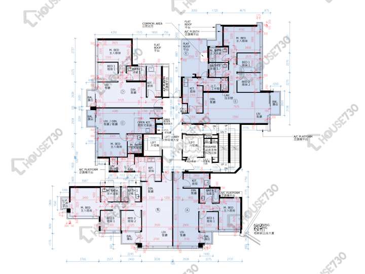滿名山 平面圖 滿名山 滿庭 10座 2樓 樓層平面圖 - House730